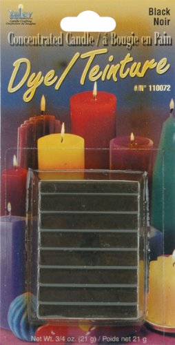 Yaley concentrated candle dye blocks, 0.75-ounce, black