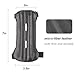 KRATARC Archery Youth Arm Guard Kids Protector Adjustable for Hunting Shooting Arrows Bow (Black- Upgraded Version)