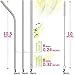 Malinad Stainless Steel Reusable Straws - Set of 8 Extra-Long Metal Straws for 20 Oz to 30 Oz Ramblers Tumblers Cups and Mugs with 2 Cleaning Brushes (2 Bonus Smoothie Straws)