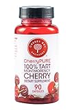 Cherrypure 100% Tart Montmorency Cherry Antioxidant Supplement Capsules, 90 Count