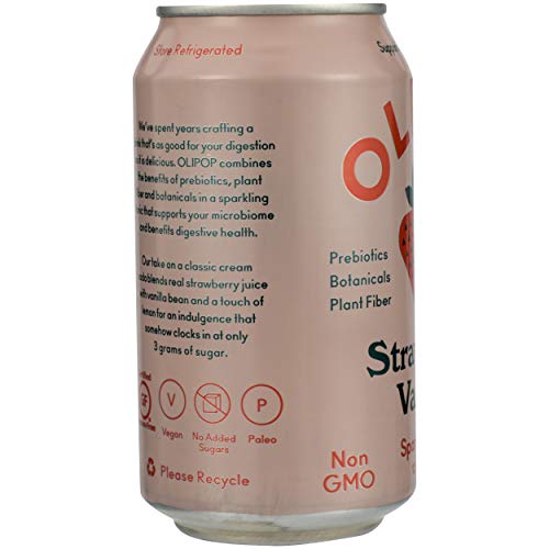 Olipop Strawberry Vanilla Tonic - Image 4