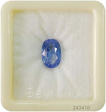 BARMUNDA gems Neelam Stone 10.25 ratti Certified / 100% Blue Sapphire Stone Original Certified by Lab