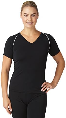 Bohn Swimwear "Lydie V Neck Short Sleeve Ladies Swim
