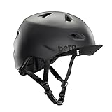 Bern Unlimited Brentwood Summer Helmet with Flip Visor, Matte Black, Large/X-Large