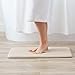 Amazon Basics Non-Slip Memory Foam Bath Mat - 18 x 28 Inches, Beige