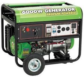 All Power America Generator With Electric Start, 6000w, 13 Hp, Propane Powered