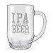Fineware IPA Lot When I Drink Beer 20 ounce Sandblast Etched Funny Glass Haworth Beer Mug