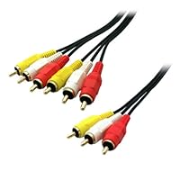 2分配AVケーブル 1m 3ピン⇒3ピン×2 映像・音声2分配