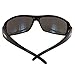Revo Sunglasses Re 5010x Gunner Polarized Wraparound Wrap, Shiny Black Blue Water, 66 mm