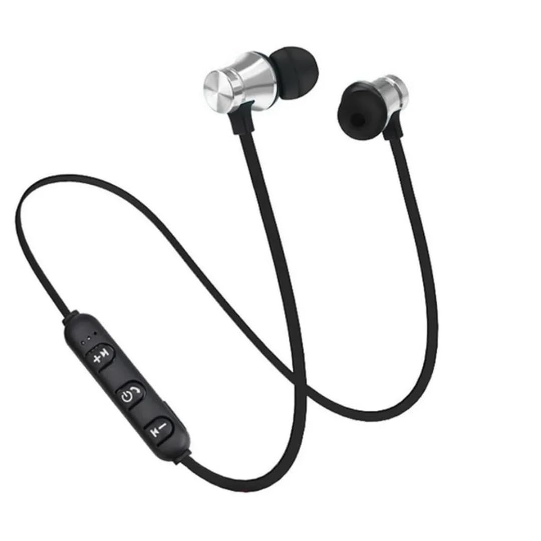 True Wireless Bluetooth Earbuds, Noise-Canceling Headphones, Sports Stereo Headset with Extra Bass for Running - Wireless Earphones Revolution (silver)