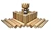 Kubb Empire Tournament Size Hardwood Kubb Yard Game Set Regulation Size with Backpack, Instruction Card, and Bottle Opener