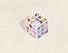 Disney Princess Rubik's Puzzle Cube Birthday Party Favour (1 Piece), Multi Color, 1 1/8