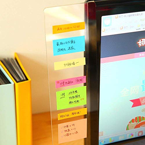 Goblin's Treasures Excelity Concise Monitor Message Board/Computer Monitors Side Panel/Notes Memo Board Message for Monitors,1Set (Left & Right) (Universal)