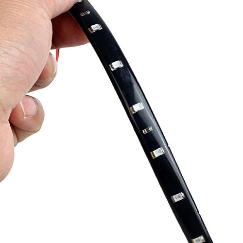 Partsam 2X 12" Blue 15 SMD LED Interior Exterior Strip Footwell Universal Lighting Kit - Thumbnail 2