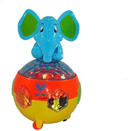 ELEPHANT TOY WITH LIGHT, MUSIC & BUMP & GO ACTION