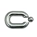 1.89x0.94Inch 15.5oz Ball Stretcher Weight, Male Stainless Steel Ball Stretcher Testicle Stretching Man Enhancer Ring Chastity Ring Metal Device Toys