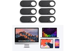 6pcs for Laptop Camera Cover Set - Thin Slide Design with Adhesive Backing, Compatible with Laptops and Tablets (Black)