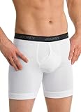 Jockey Men's Underwear Staycool Midway Brief - 3 Pack, black, XL
