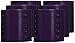 Diane 3-Inch Magnetic Hair Rollers, Secure Hold for Curls and Volume, Ideal for Styling with Pins, Picks, or Clips, Easy to Clean and Maintain, Purple, 6 Count