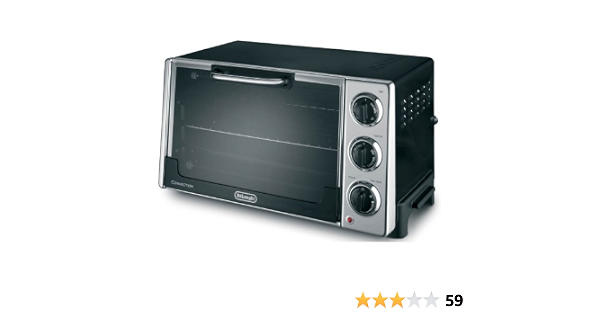 MITAD PRECIO! Horno de sobremesa DeLonghi 1400 W y 12 litros por 48€