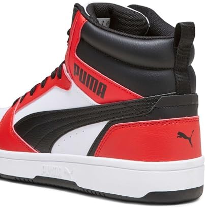 Unisex Rebound V6 Turnschuhe, Puma White Puma Black For All Time Red, 40 EU