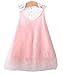 Baby Girls Princess Party Dress Pearl Lace Flower Fancy Gown Backless Dress 2-7Y