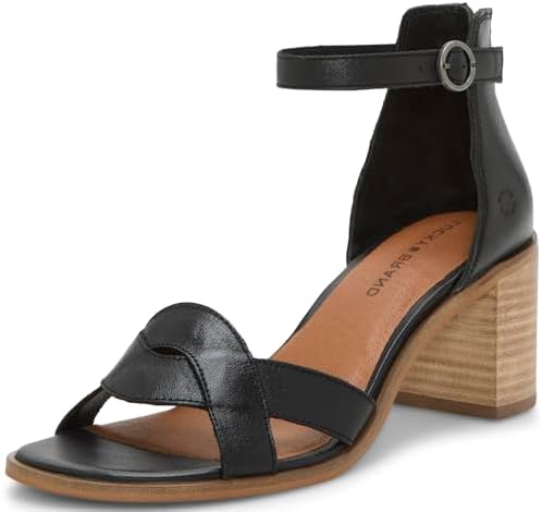 Amazon.com | Lucky Brand Women's Herrika Cross Band High Heel