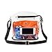 Clear Crossbody Purse Bag for Concert, Stadium Approved, School & Work, Transparent Plastic PVC Shoulder Handbag 10