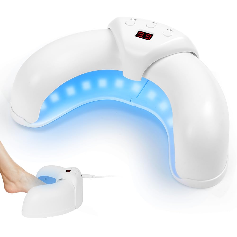 ACWOO Nail Fungus Laser Device for Multiple & Fingernails, Toenail Fungus Treatment with 905nm Infrared Light + 470nm Blue Light, Toe Nail Fungal Treatment at Home for Damaged and Discolored Nails