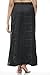 Odishabazaar Women Black Saree Petticoat Satin Silk Underskirt Lining for Sari
