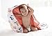 Organic Muslin Baby Toddler Blanket - 100% Hypoallergenic Cotton Bed Blankets - Alphabet by Clover & Sage