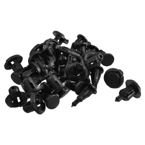 uxcell 20 Pcs 10mm Hole Plastic Rivets Fastener Fender Bumper Push Clips New