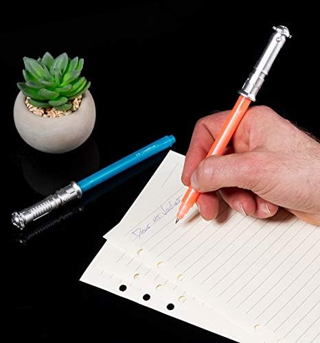 Official Star Wars Glow In The Dark Lightsaber Pens - Set of 2 Pens - Image 3