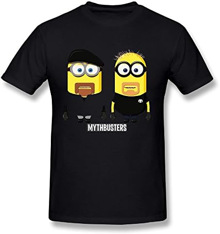 LPTTED Shirt Tee - MythBusters With Minions For Men's XXL Black