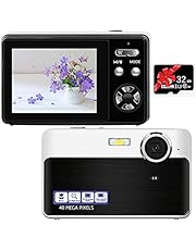Digital Camera, 40MP 1080P Rechargeable Pocket Travel Camera with Macro Function, 16X Digital Zoom Slim Vintage Point and Shoot Camera 2.4 Portable Blogging Camera for Teens Seniors