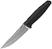 CRKT Strafe Fixed Blade Knife with Sheath: Field Utility Knife, Stonewashed Blade, Friction Grooves, Textured Handle, J-Hook Belt Carry 1210