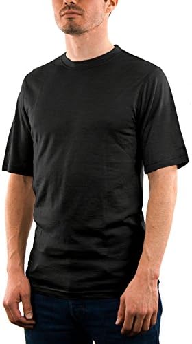 Woolx XB302 - Basix Tee For Men - Black - MED