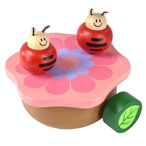 I'm Wooden Music Box Mechanism - Rock n Roll Dancing Bug on Flower ...