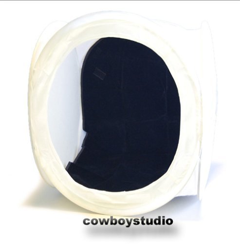 CowboyStudio 17-Inch Photo Soft Box Light Tent Cube with Red, White, Blue and Black Backgrounds