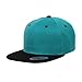 Blank Adjustable Flat Bill Plain Snapback Hats Caps (All Colors)