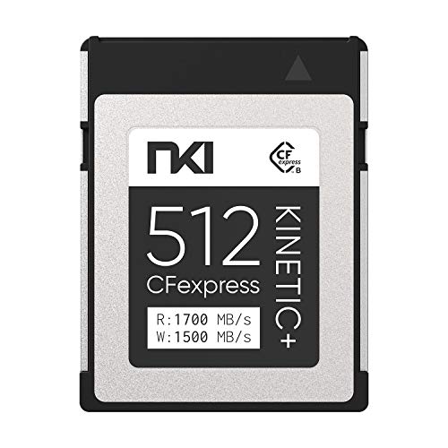 NKI 512GB Plus CFexpress Type B Memory Card Designed for 8K