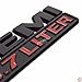 2PCs zorratin HEMI Matte Black wih red 5.7 LITER Chrome 3D Side Pillar Door Fender Trunk Emblem Badge Plate Decal with Sticker Set for Dodge Charger Ram 1500 Challenger Jeep Grand Cherokee
