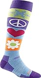 Darn Tough Peace Love Snow Ultra Light OTC Sock - Women's Majesty Medium