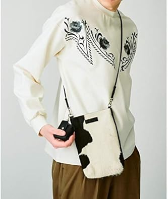 Amazon ティーケー タケオキクチ ショルダーバッグ アニマル柄レザーポシェット メンズ オフホワイト 503 00 Tk Takeo Kikuchi ティーケー タケオキクチ ショルダーバッグ