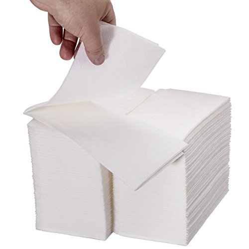Disposable LinenFeel Guest Hand Towels (100 Pack) Luxury Bathroom