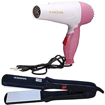 Darsy 522 Hair Straightener and 1000w Hair Dryer Combo