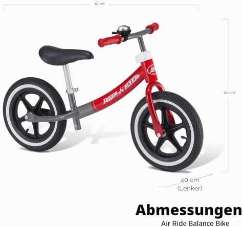 Air Ride Balance Bike, Toddler Bike, Ages 1.5-5 (Amazon Exclusive), Toddler Bike