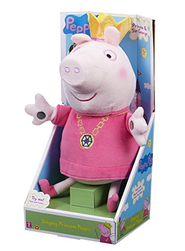 Peppa Pig Singing Princess Peppa Soft Plush Toy ''Ring O Roses''