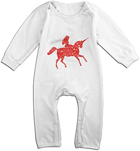 Cute Unicorn Climbing Clothes For Baby White Size 12 Months