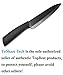 Chef Knife, Professional Ceramic Knife 7-inch Black Blade Antiskid Soft Handle with Sheath for Cutting Fruits, Vegetables and Meat, Essential Kitchen Knife for Making Delicious Food